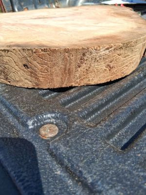 Slab of cherry wood