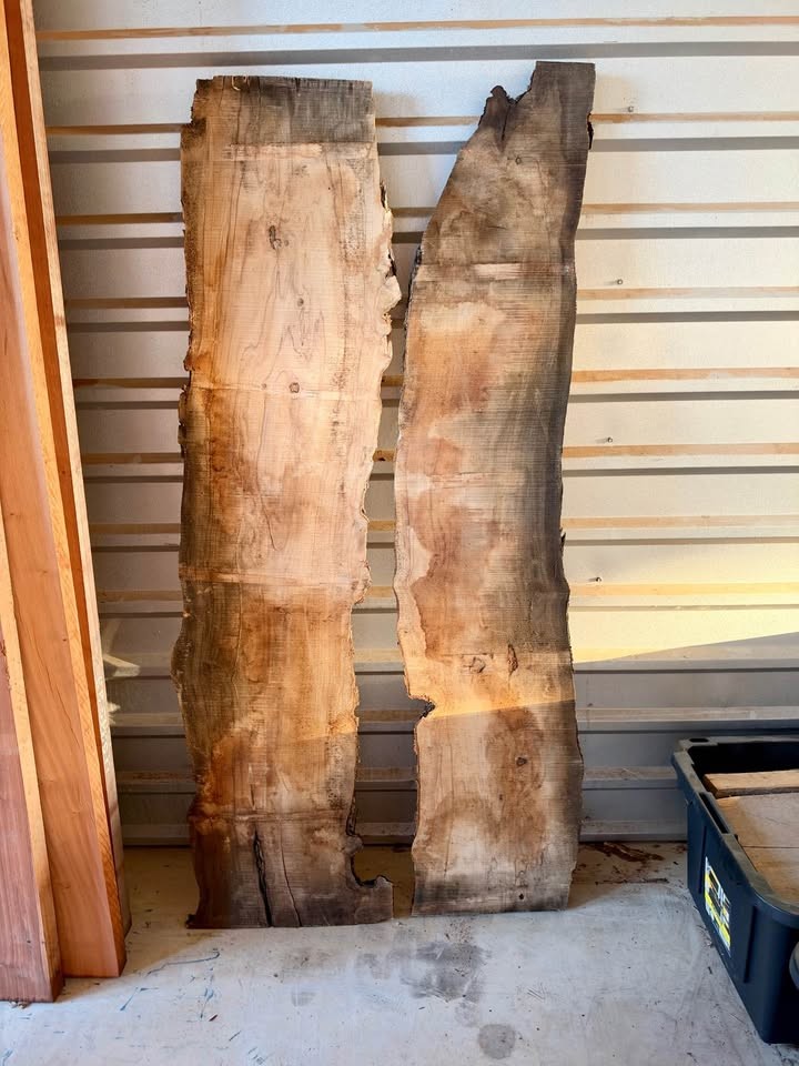 5/4 Live Edge Olive Wood Slabs - 5’ to 5’-6” Long - $17.50/BF - Image 2