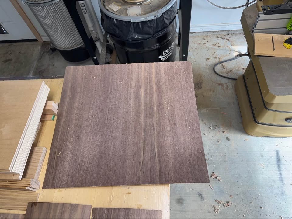 Walnut veneer with 3M stick and peel backing - Image 2