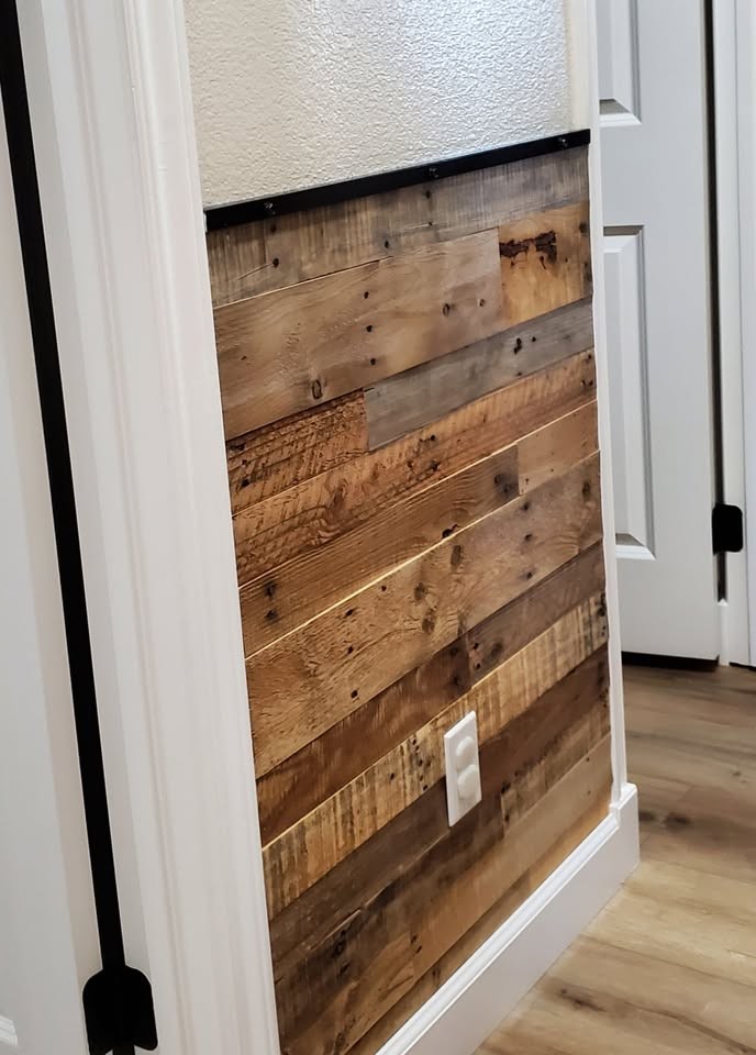 Authentic Pallet Wood To Create An Accent Wall - Image 3