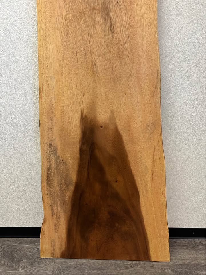63.5” Live Edge Solid Wood Slab – Table / Desk Top - Image 2