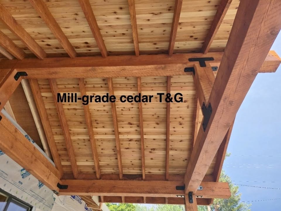 Rustic Cedar T&G / Lumber – - Image 1