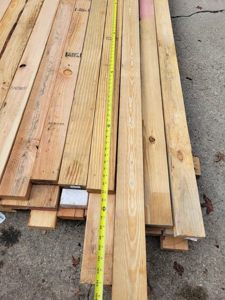 73 Wooden 2x4s Different Lengths - Image 4