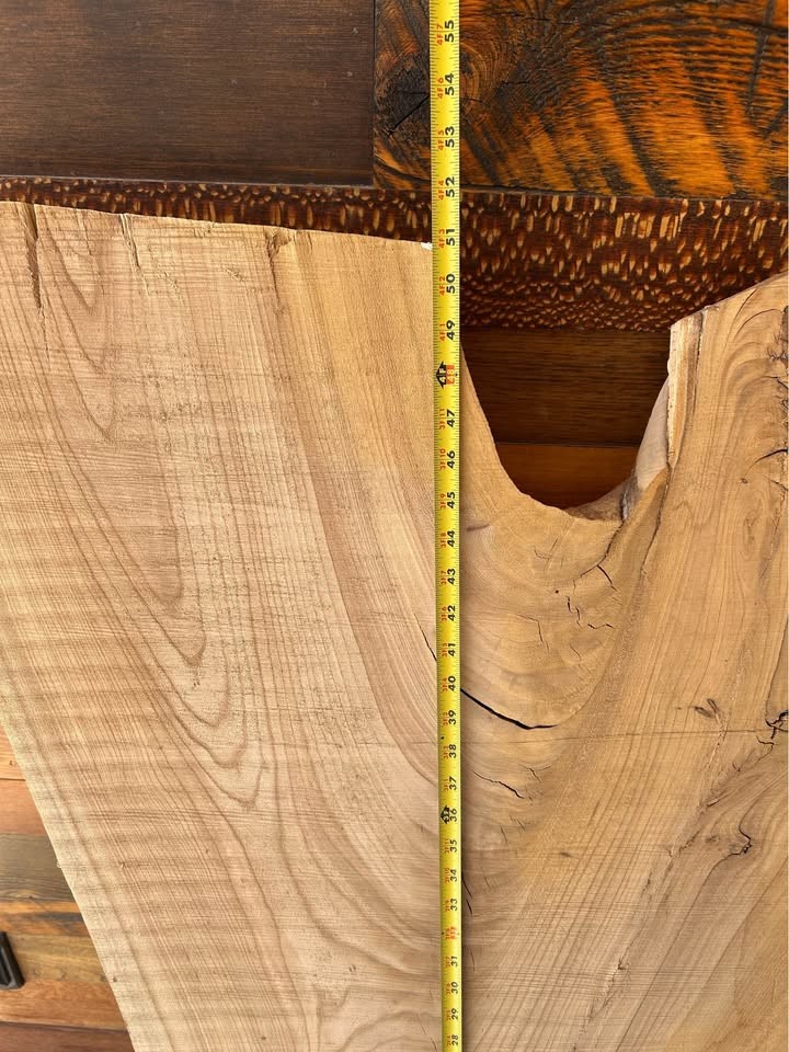 Thick live edge wood slab for sale - Image 6