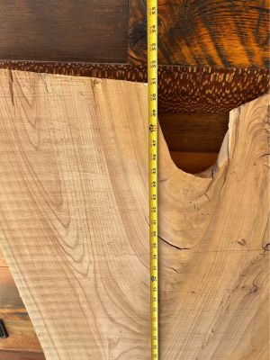 Thick live edge wood slab for sale
