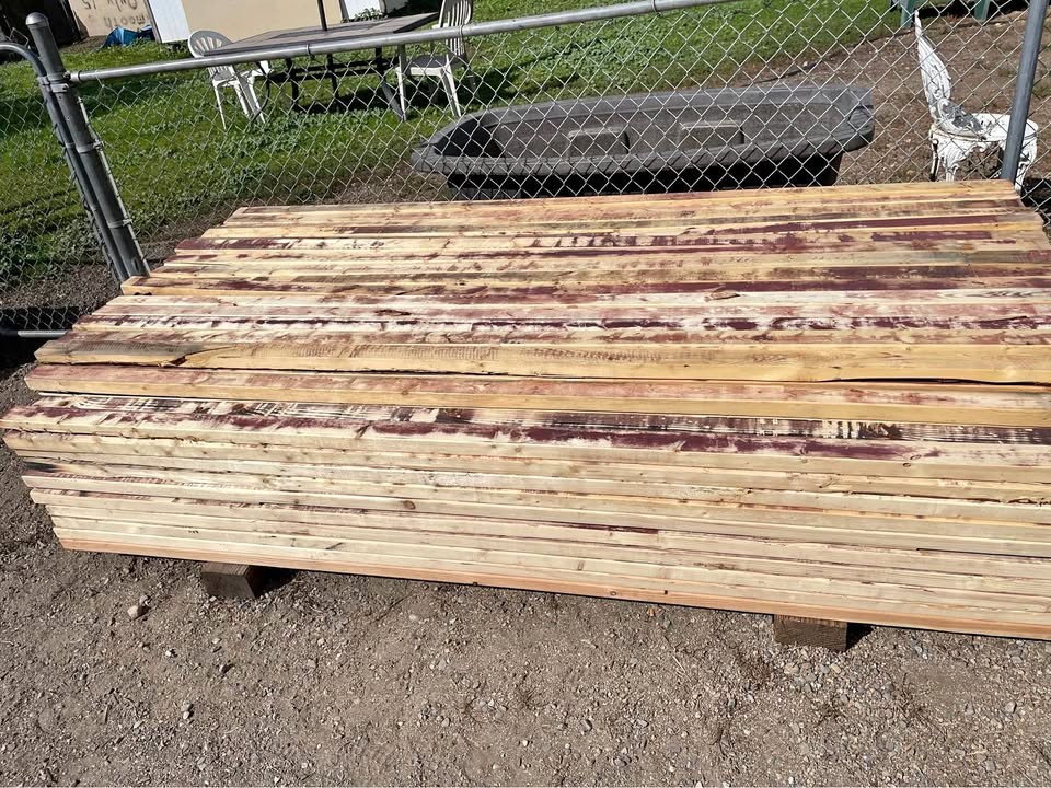 2” x 3” x 8’ hem fir boards. 216 pieces available. $1 each piece - Image 1