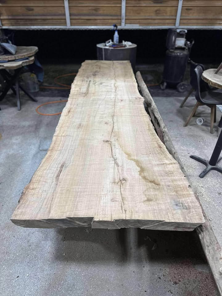 Rare Extra Long White Oak Slab — Kiln-Dried & Ready to Build - Image 2