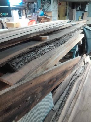 Black Walnut Bookmatched Live Edge Slabs 8' 8" Kiln Dried 2.25"x 22"