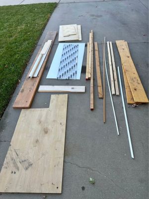 Project wood, various cuts and sizes