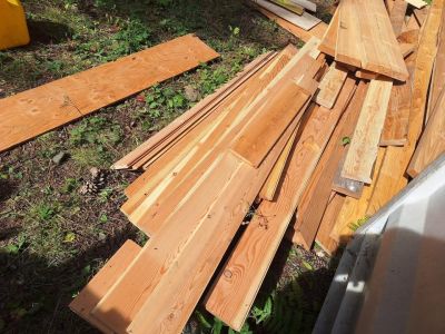 Cleaning out storage - wood pieces