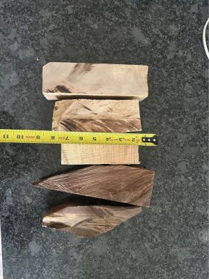 Black walnut and Spalted Maple Wood