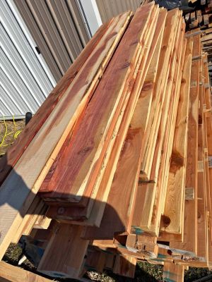 Cedar sawmill lumber