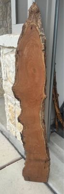 Live Edge Mequite Wood Slab – Rustic Décor / Tabletop Project