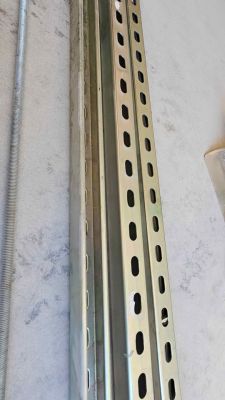 Assorted Wood Planks, Metal Strut Channels, and Threaded Rod