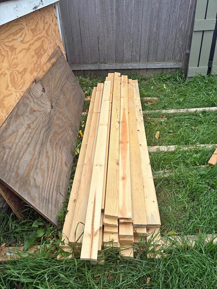 Lumber 2x4x8 and 1x4x8 - Image 1