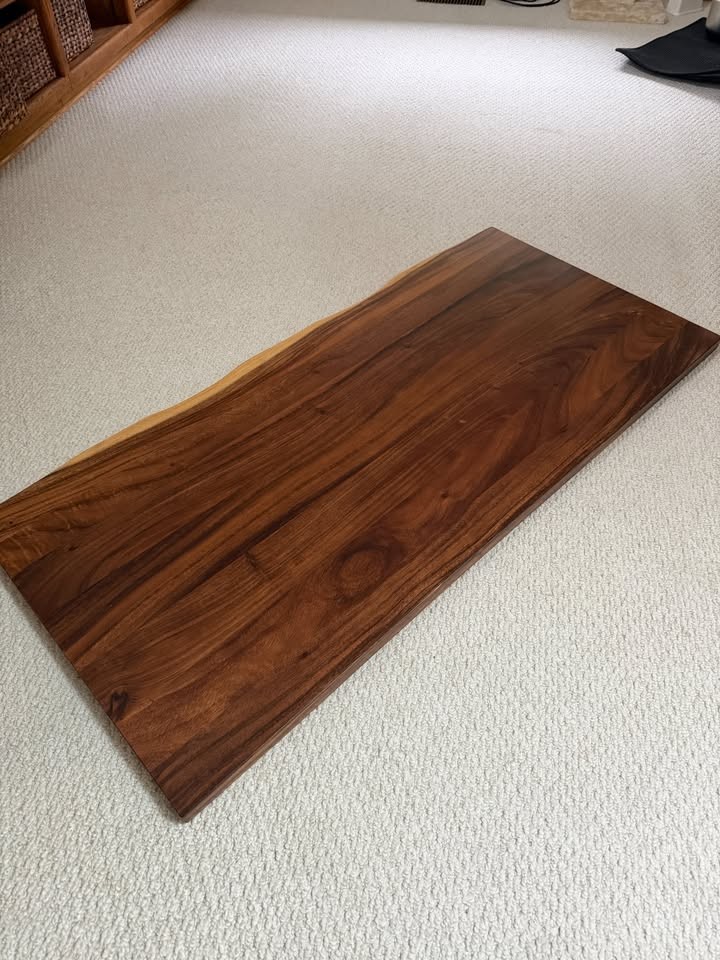 Scott Keelan Adjustable Desk Slab with live edge  (no legs) - Image 2