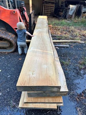 Rough cut Lumber, Oak Mantles