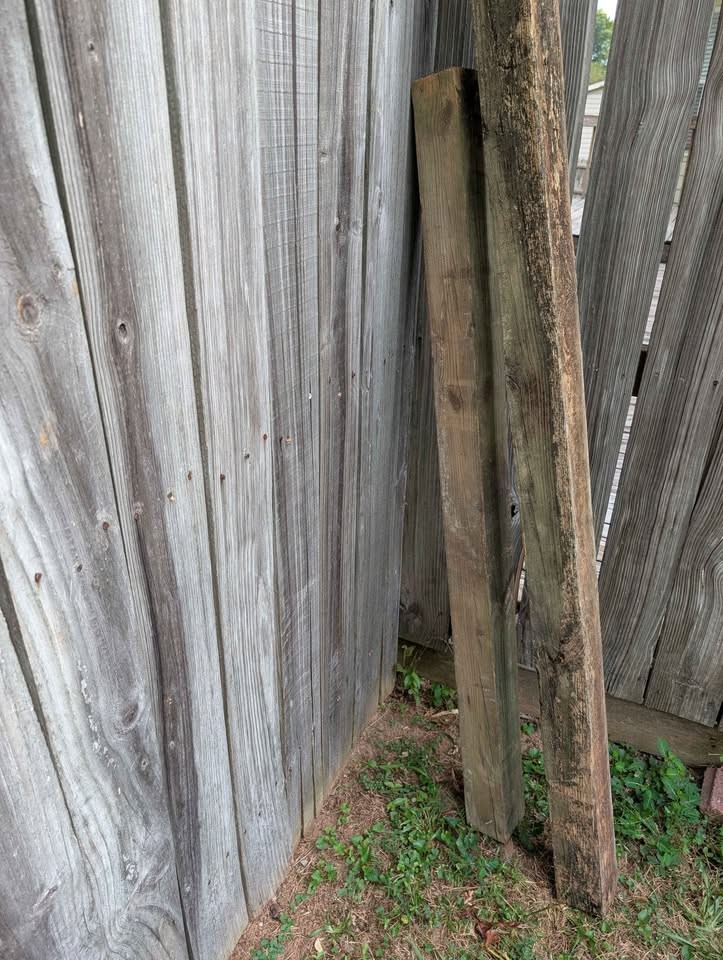 2 Pressure-Treated Wood Posts - Image 2