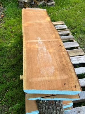 Gorgeous Kiln Dried Live Edge 12/4￼ Red Cherry Slabs