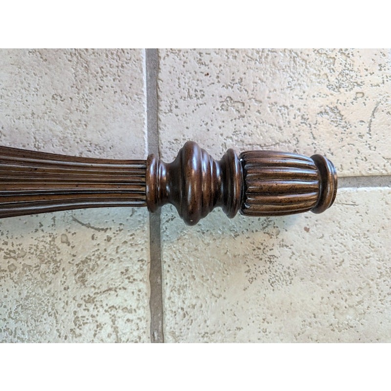 Round Bed Post Walnut Stain Wood & Resin Posts/Pillars/Columns Salvage Craft - Image 6