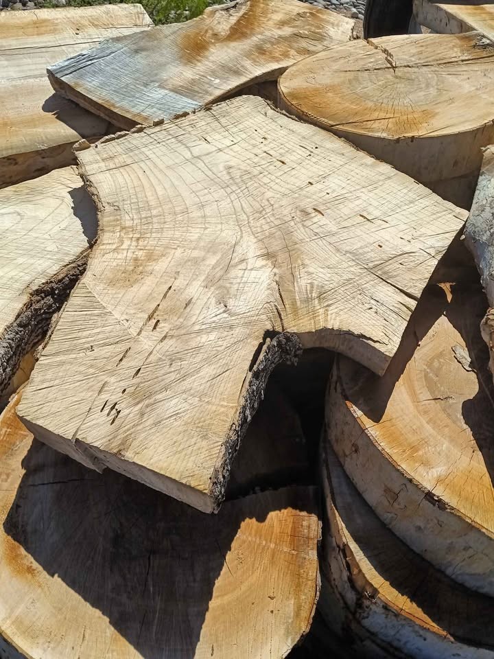 Trailer full of Sycamore sun dried slabs&rounds - Image 3