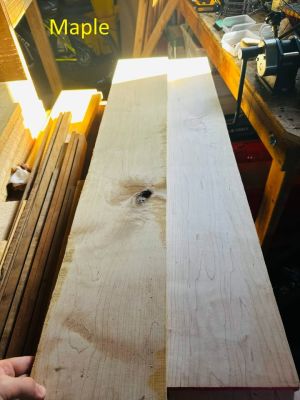 Hardwood bundle Pecky Bolivan walnut (exotic) Black walnut Maple Red oak with alot of scrap cuts