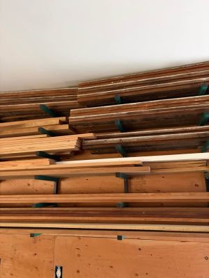 Old growth tongue and groove subfloor