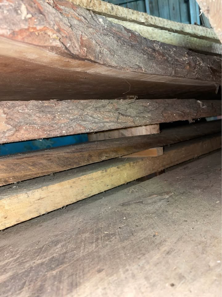 Live edge & rough cut lumber wood boards - Image 3