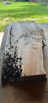 8/4 (2”) Live Edge Black Walnut Slab - Premium Deep Resin Casting Blank