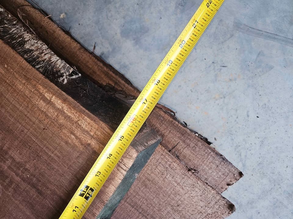 Walnut live edge slabs 1" x 12" x 11 foot - Image 3