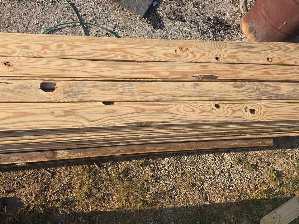 Tongue and Groove Wood Boards - Image 2