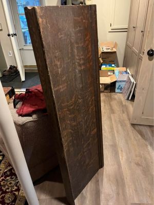 Beautiful Vintage Quarter sawn oak or tiger oak panel for wood worker!