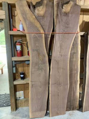 Live edge walnut slabs & more!