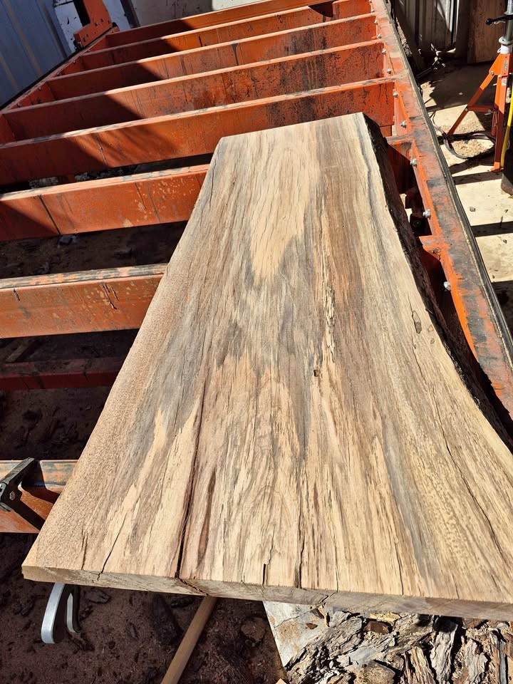 Live edge pecan slab