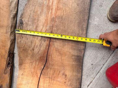 Live edge wood slab