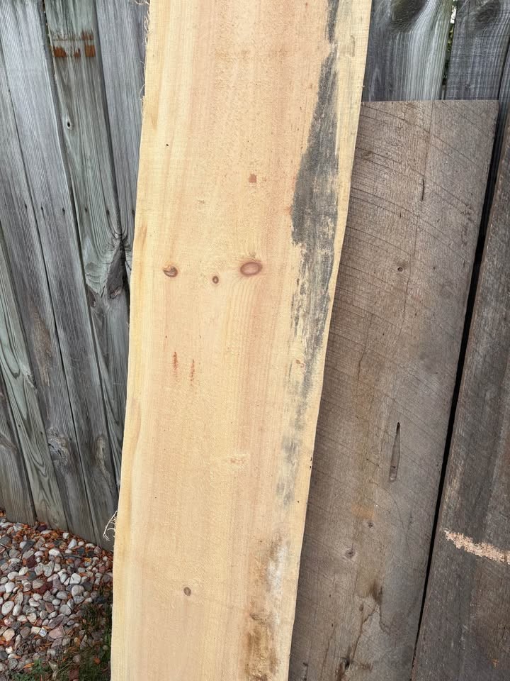 Assorted Live Edge Wood Slabs and Reclaimed Lumber - Image 2