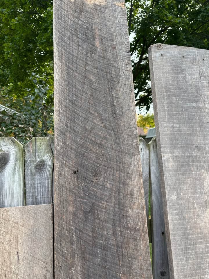 Assorted Live Edge Wood Slabs and Reclaimed Lumber - Image 4