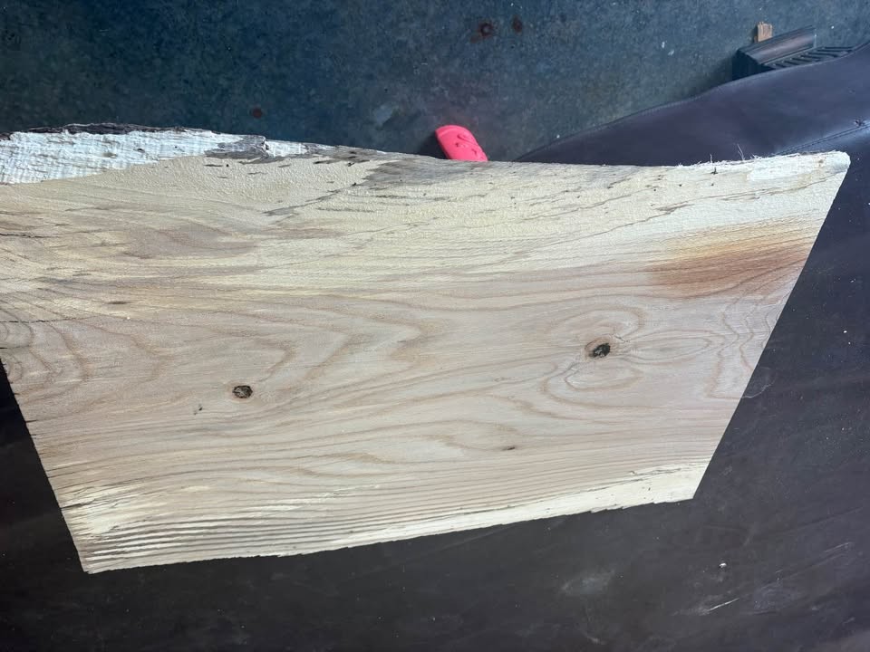 Live Edge Red Oak wide Wood Slab - Image 4