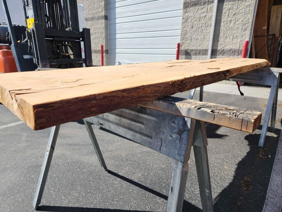 Great Character 9'4" Juniper 3" Thick Slab - Epoxy Project Wood Mantel Table Bartop - Image 4