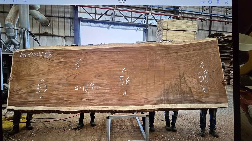 Wood slabs , Vacuum Kiln dried and surfaced flat , 800 fully dried slabs - Image 3