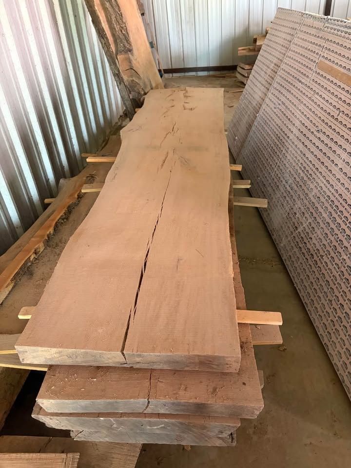 Kiln Dried Slabs White/Red/Black Post Oak, Sweet Gum Locally Milled Project Ready Bundle Discounts - Image 5