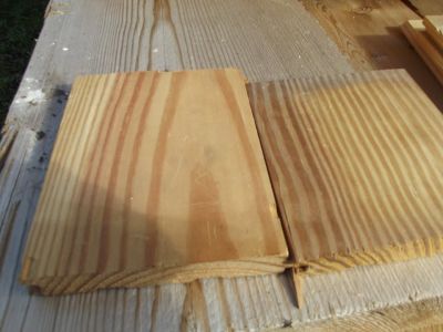 Assorted Pine Lumber and Tongue and Groove Boards