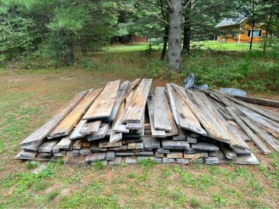 Rough cut lumber