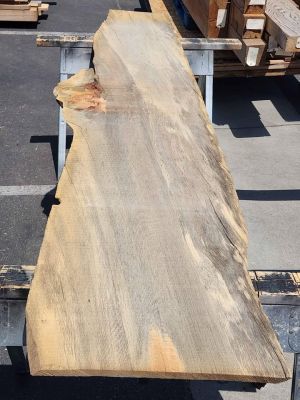 Cool Live Edge Wood Slab 1x22x8.5ft - Great Project Material - Lumber