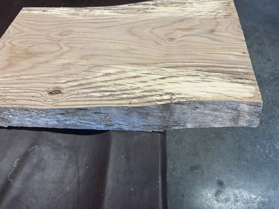 Live Edge Red Oak wide Wood Slab - Image 2