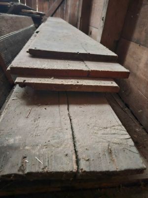 Reclaimed boards, post and beams