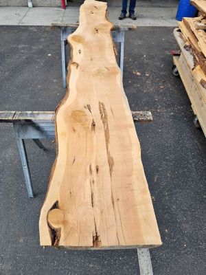 3x19x11.5ft Kiln Dried Juniper Slab - Project Wood