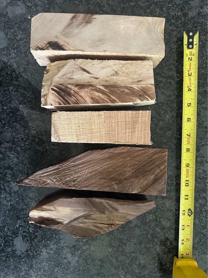 Black walnut and Spalted Maple Wood - Image 3