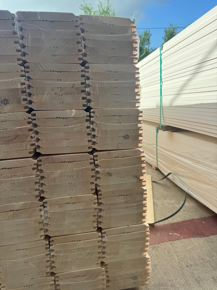 Tongue and Groove White Pine - Bead Board Design - 2 sided - Image 2