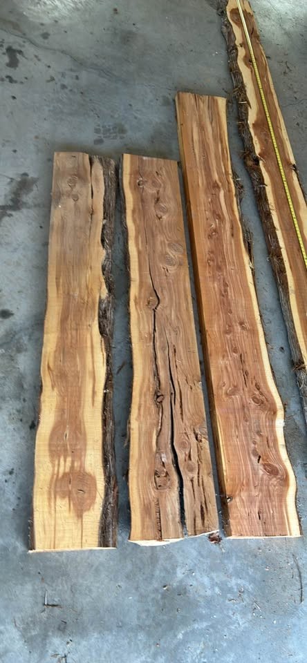 3” thick slabs of Cedar - Image 2
